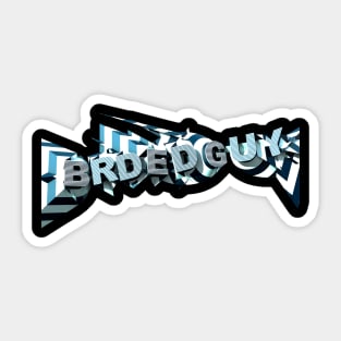 CRAZY BRDEDGUY Sticker